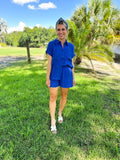 Cammie Shorts-Royal blue