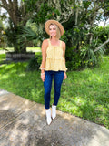 Sunshine Gingham Top