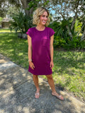 Plum dress