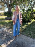 Striped cardigan