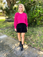 Corduroy tiers skirt